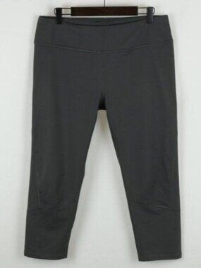 REI Women's Large Gray High Rise Capri Activewear Leggings